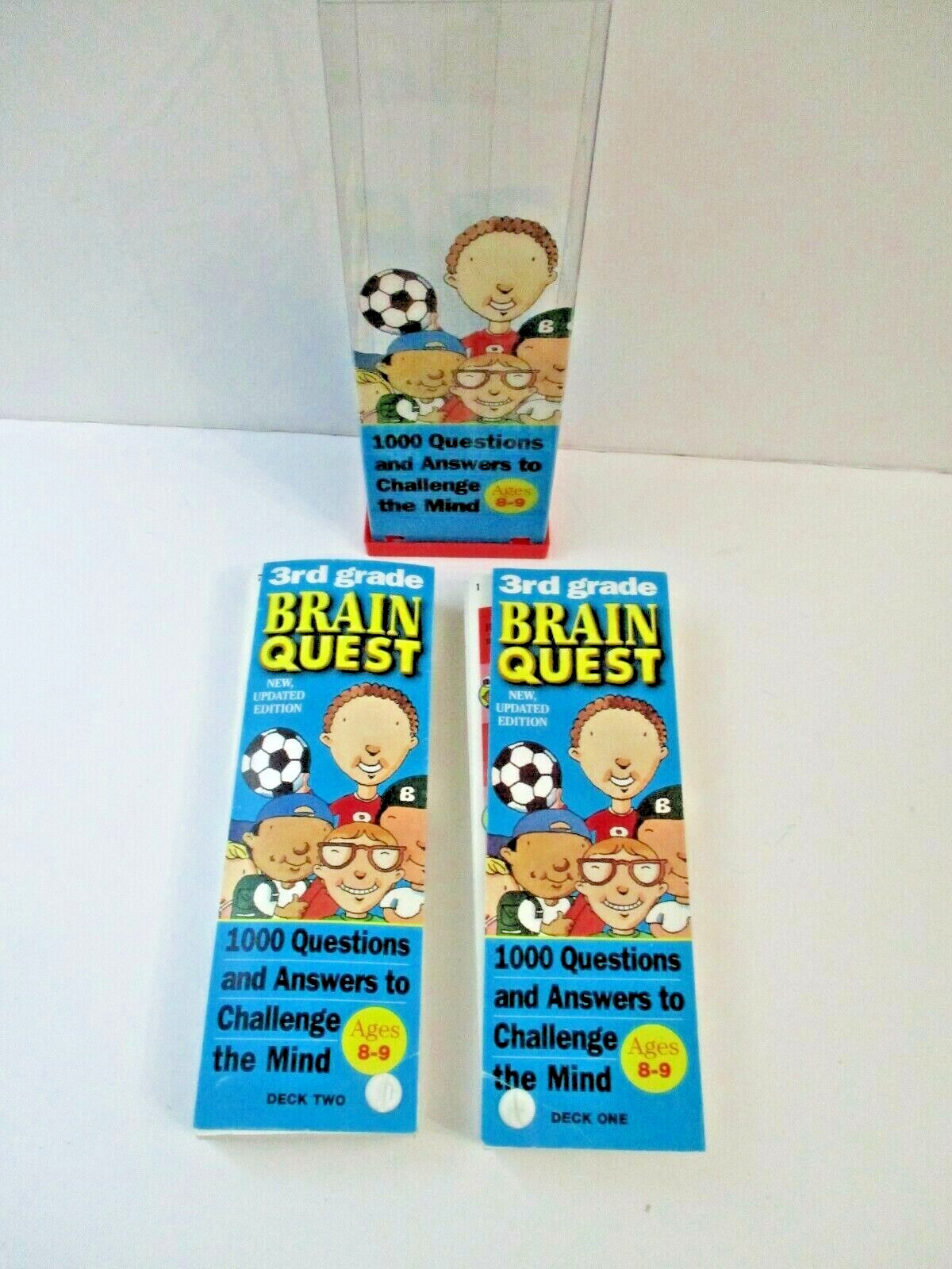 Brain Quest 3rd Grade Deck Two – 1999 Workman – 1000 Q&A Cards – Ages 8–9 Feder