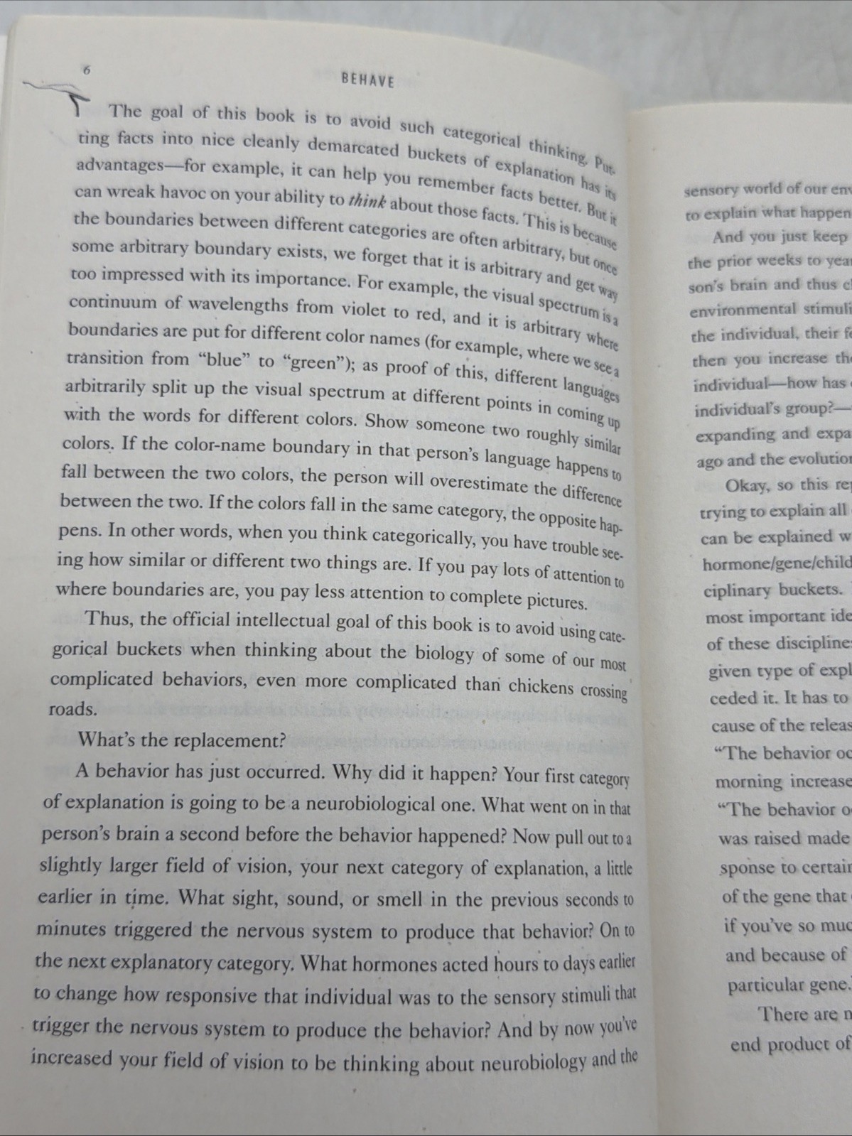 Behave: The Biology of Humans at Our Best and Worst, Sapolsky, Robert M., GOOD