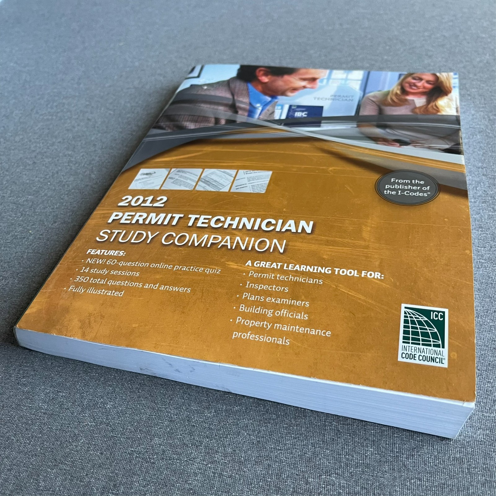 2012 Permit Techician Study Companion by ICC and Study Sessions Paperback
