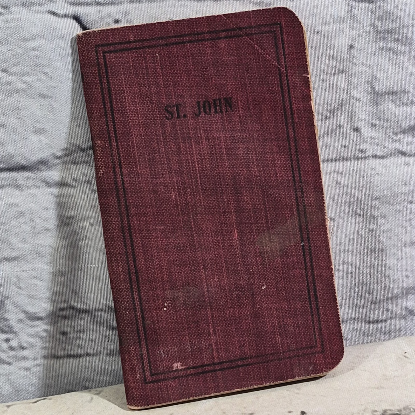 1918 Antique American Bible Society Book Of St. John Pocket Edition