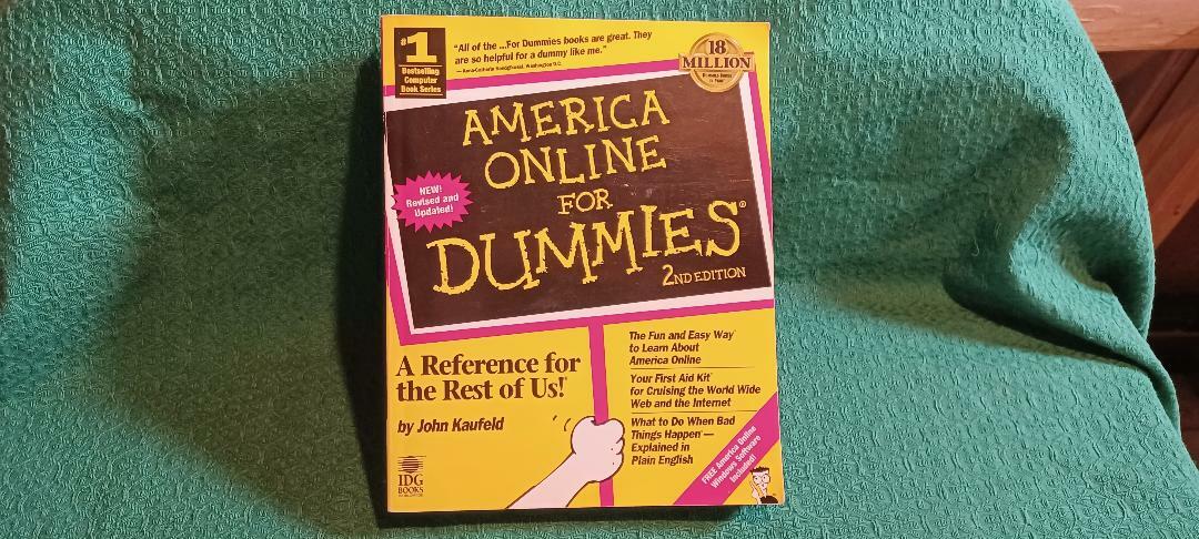 American Online for Dummies 2nd Edition Excellent Condition 398 pages
