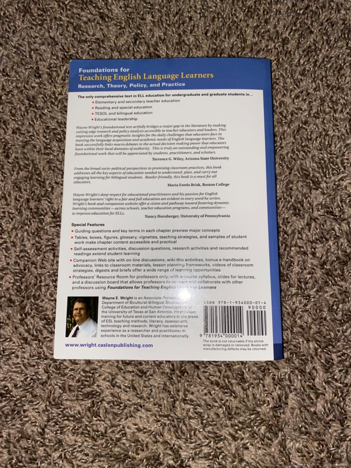 Foundations for Teaching English Language Learners : Research, Theory