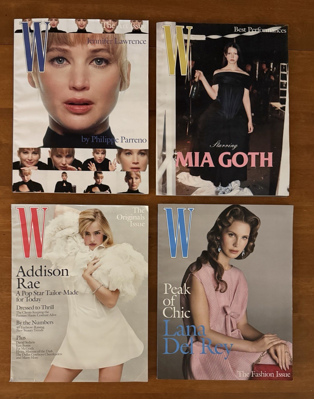 W MAGAZINE ISSUE 1-2026, 4-2025, 5-2025, 6-2025 Each $9.99