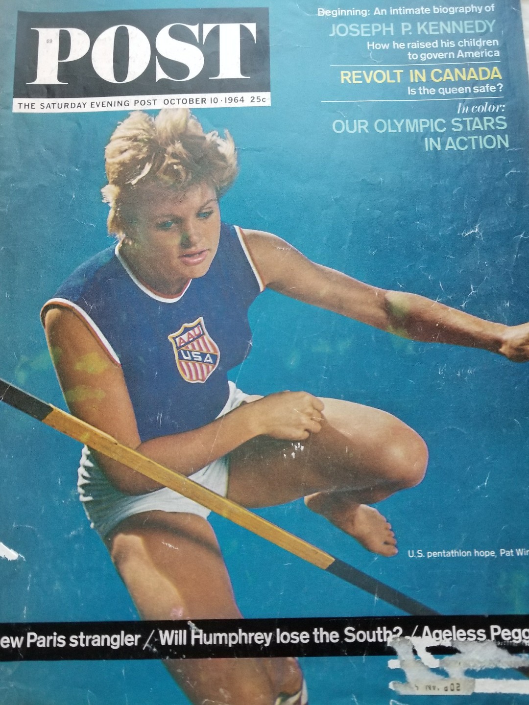 The Saturday Evening Post ~ October 10, 1964 ~ $0.25 ~ Joseph P. Kennedy ~ Etc..