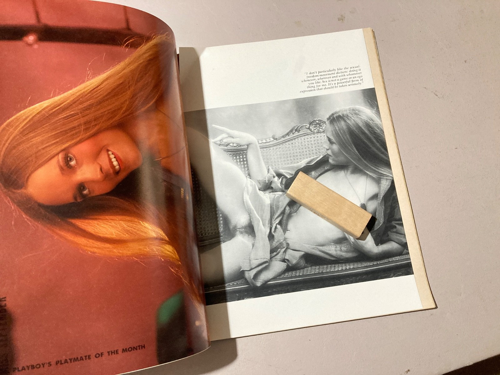 Playboy Sept 1976 Cover Variant International Edition Press on T-Shirt transfer
