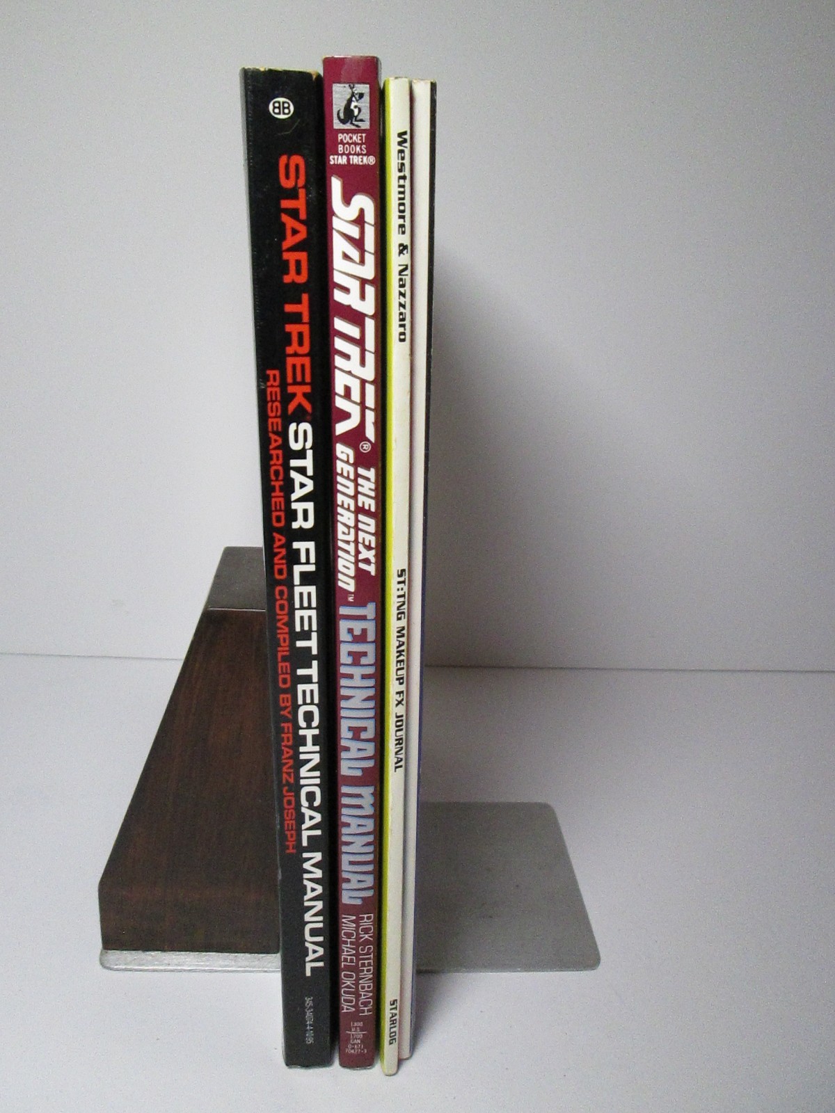 STAR TREK Technical Manual Journal X4 Book Lot Fleet Next Generation Enterprise