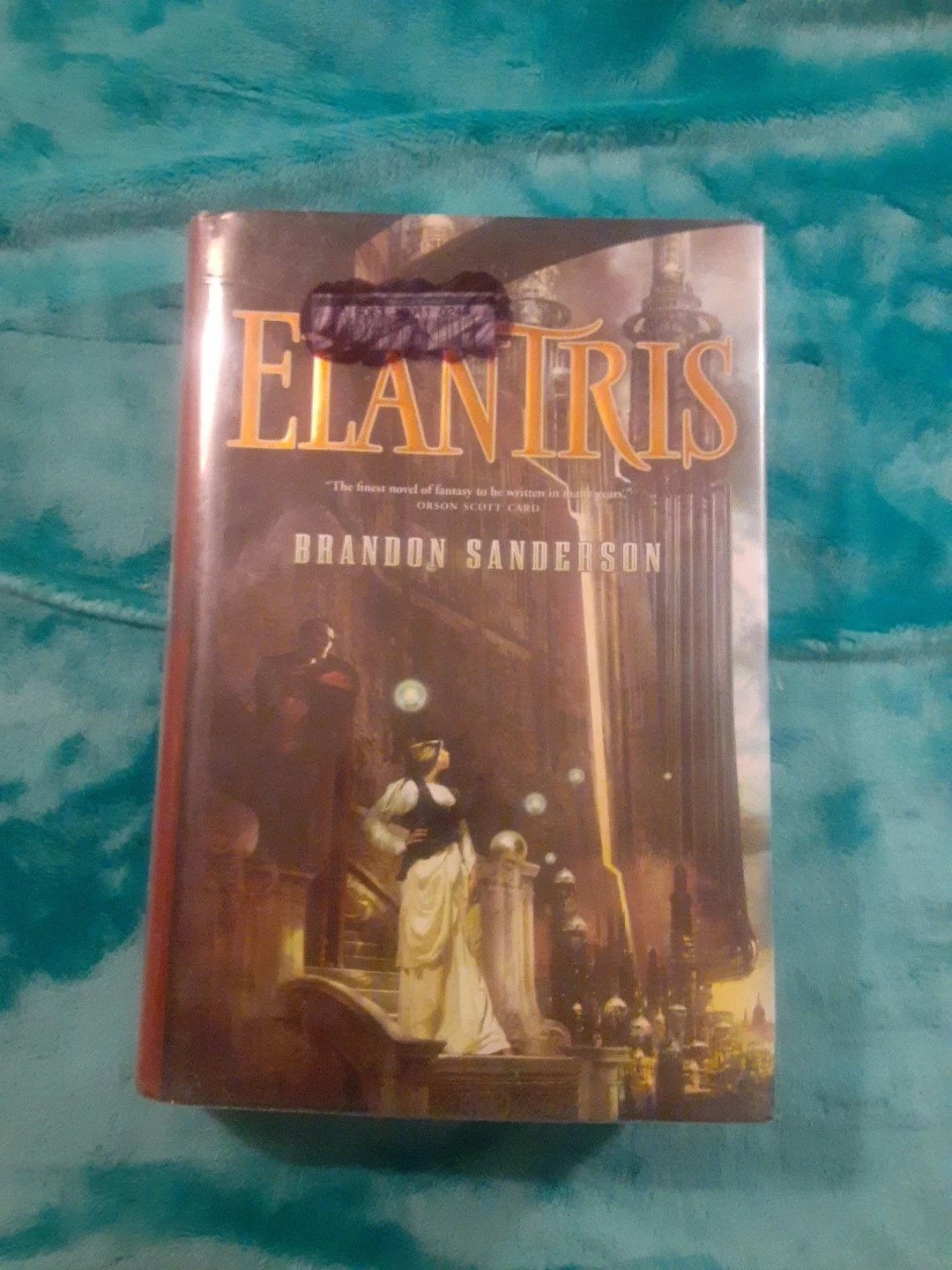 Elantris By Brandon Sanderson, 1st Edition May 2005, Gross Ex-library Hardcover!