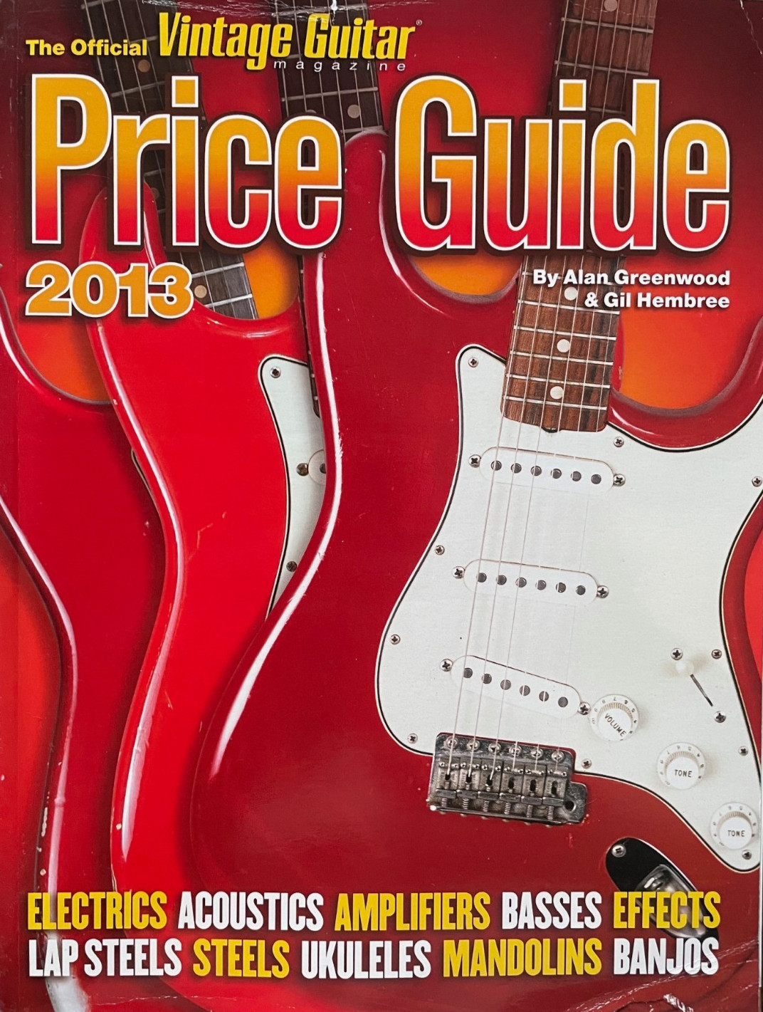 The Official 2013 Vintage Guitar Magazine Price Guide 600 Pages! Book