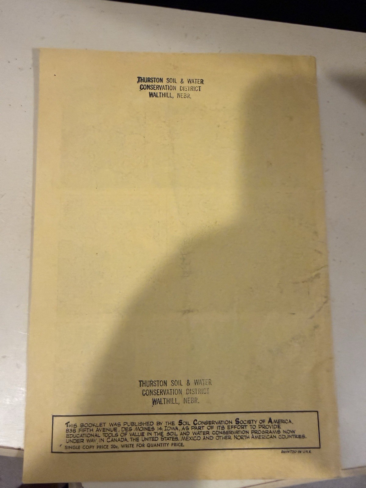 Soil Conservation Society Help Keep Our Land Beautiful Illustrated Booklet 1961