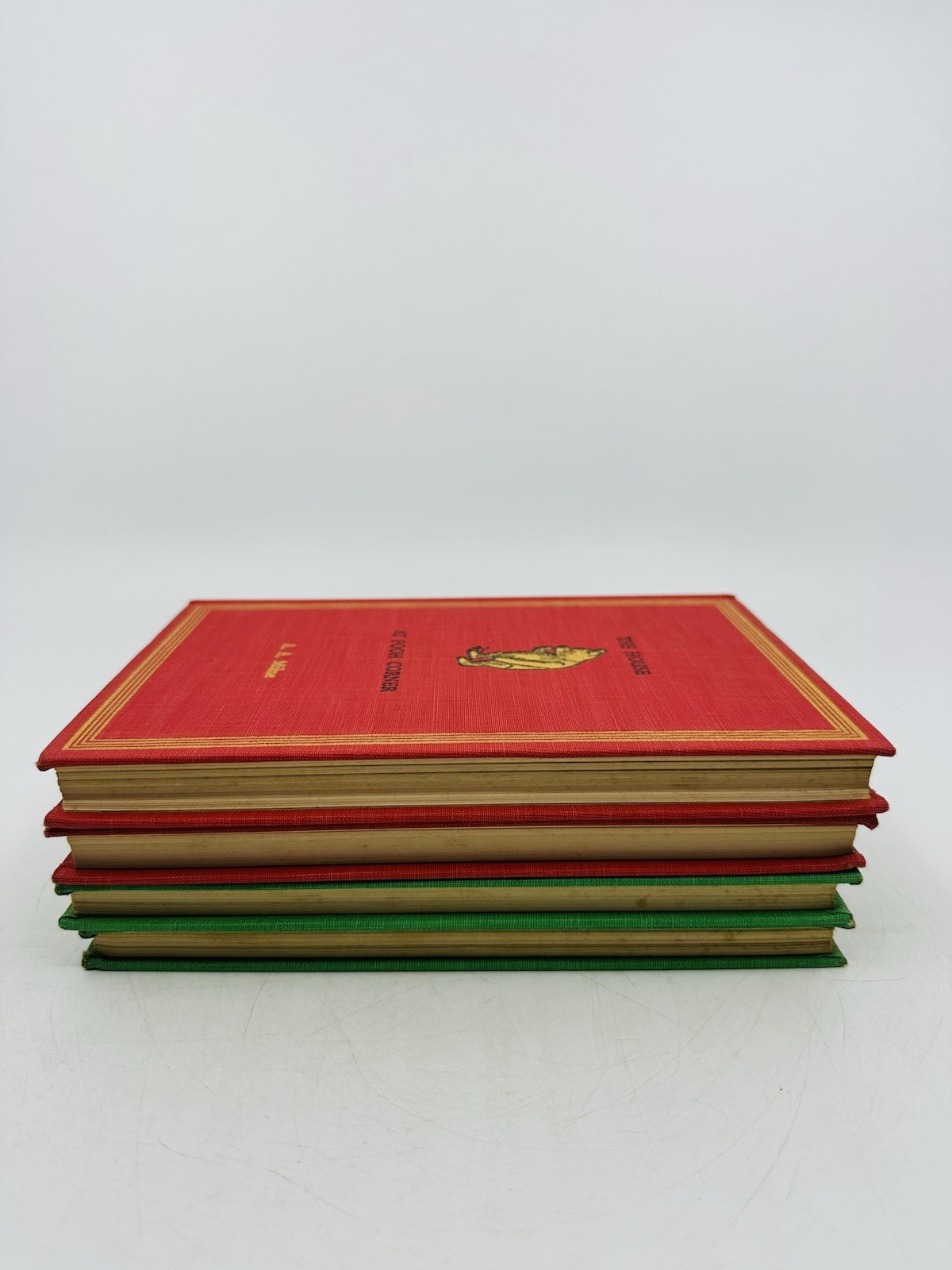 A A Milne Winnie The Pooh 4 Book Lot HC DJ Ernest H Shepard 1961 Set Illustrated