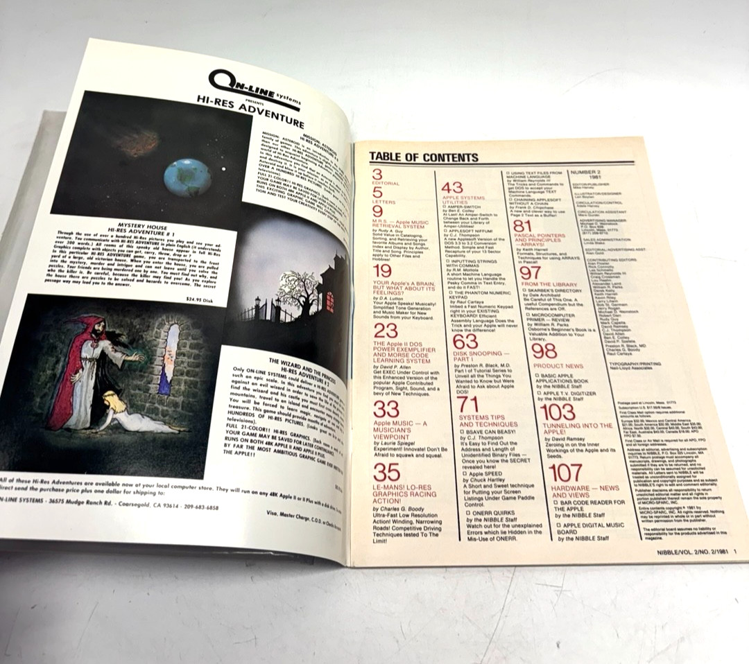 VTG Nibble Apple Mac Computer Programs Vol 02 No 02