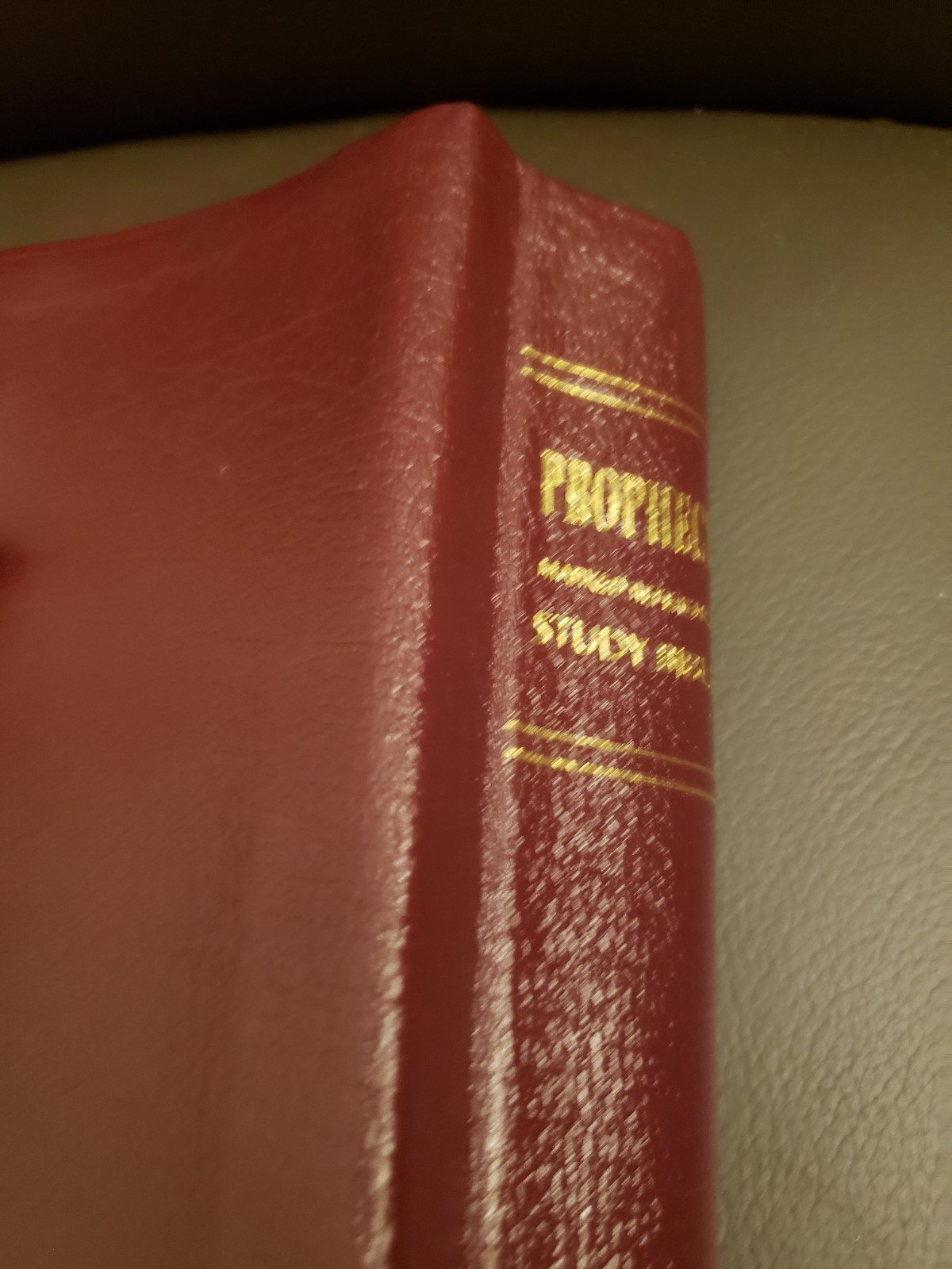 KJV Prophecy Marked Reference Study Bible Grant R. Jeffrey Brown Leather 1998