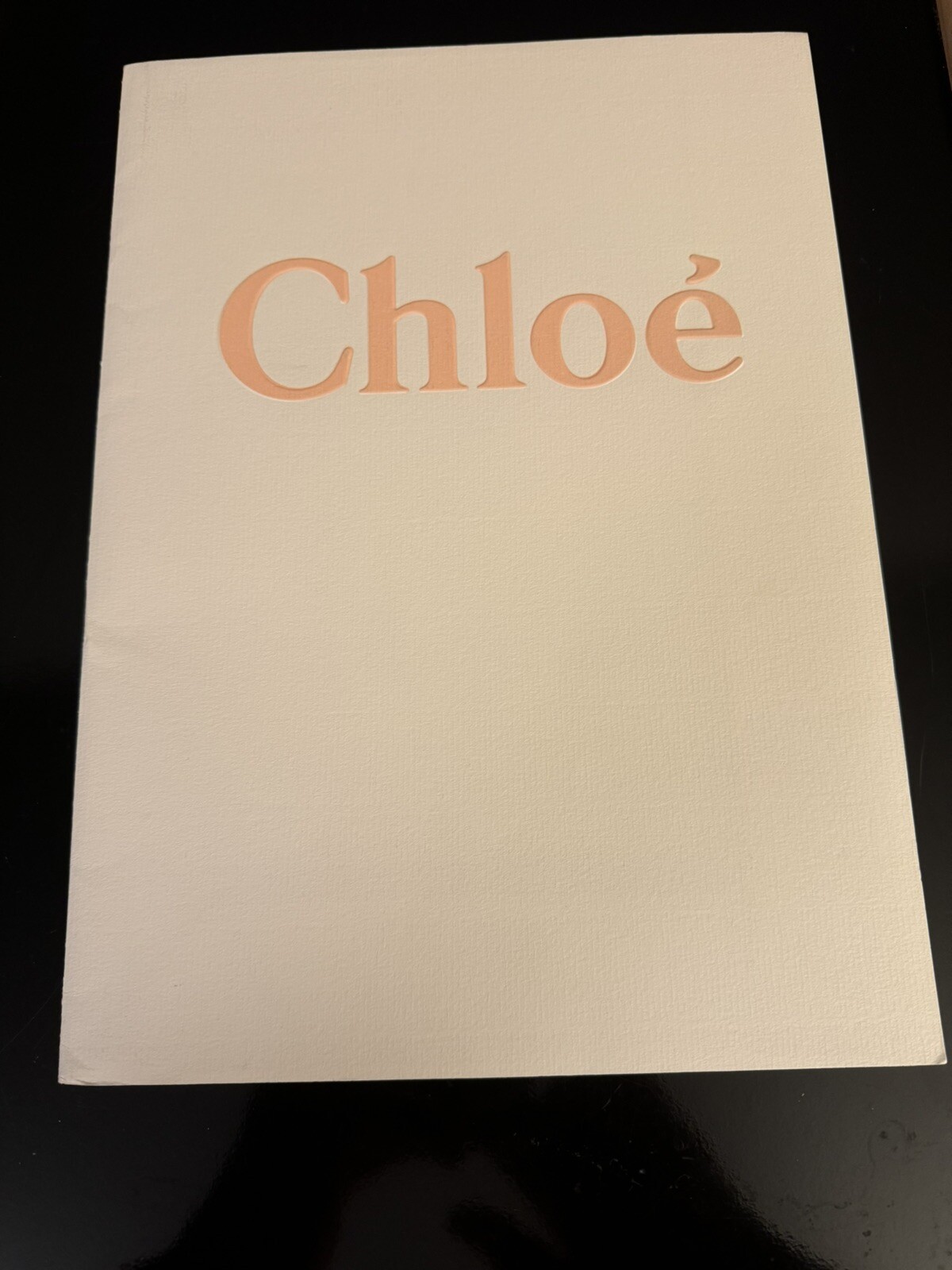 Chloe Runway Fashion Show Folder 1992 Winter 4 Art Illustrations RARE