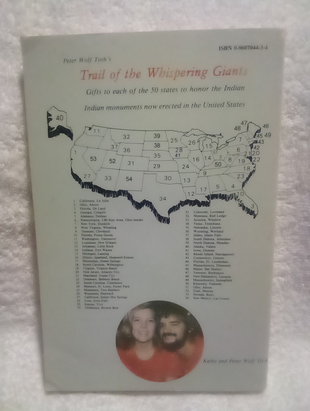 Indian Giver by Peter Wolf Toth Native American Wood Sculptures 1984 PB Signed