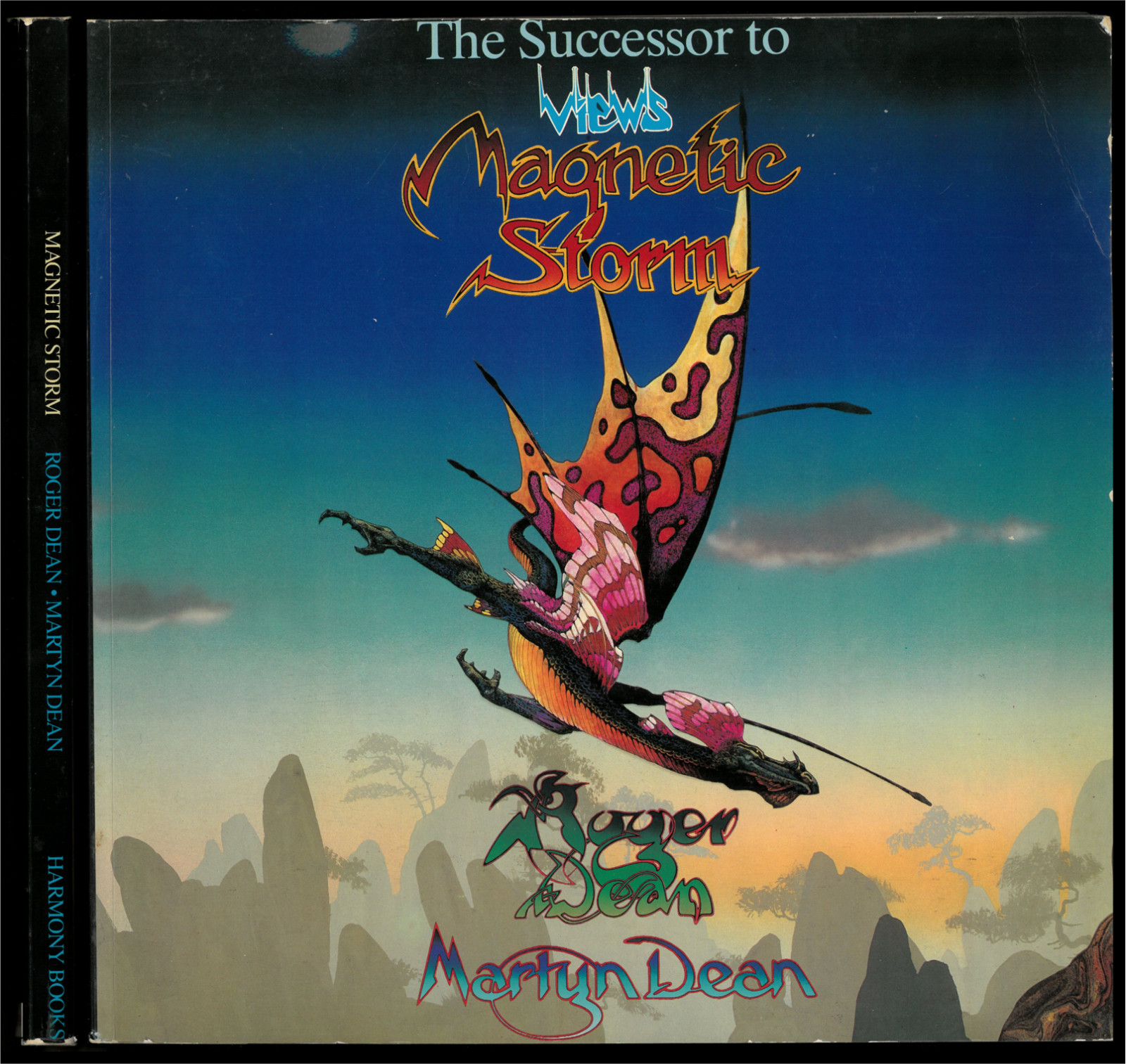 MAGNETIC STORM Roger Dean Martyn Dean 1984 1st US Ed Trade Paperback CLEAN