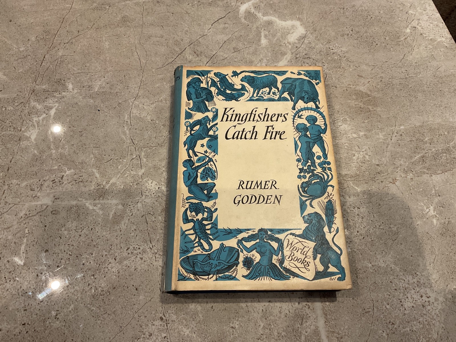 KINGFISHERS CATCH FIRE Rumer Godden 1955 with dust jacket