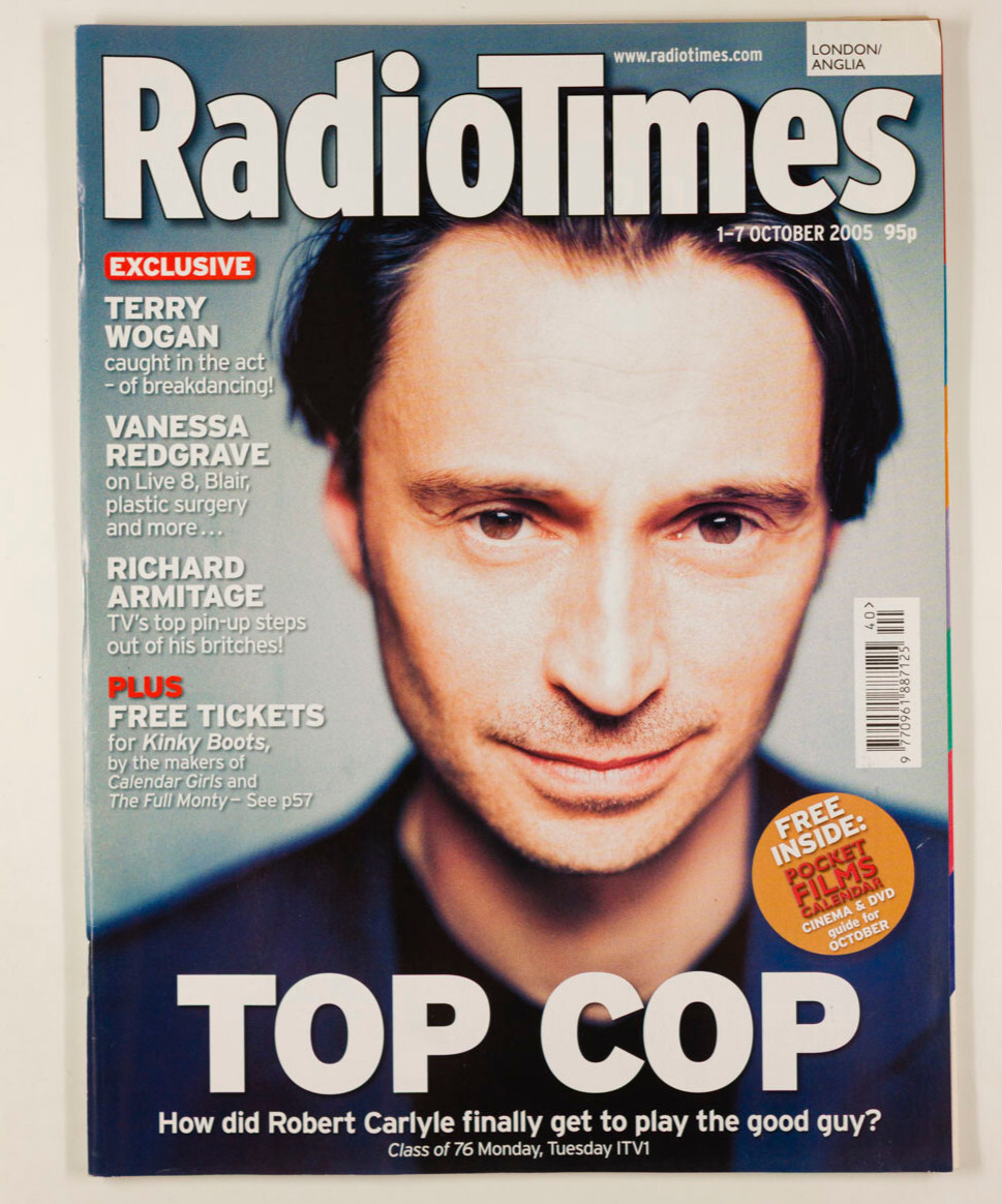 ROBERT CARLYLE RICHARD ARMITAGE VANESSA REDGRAVE WOGAN RadioTimes 1 October 2005