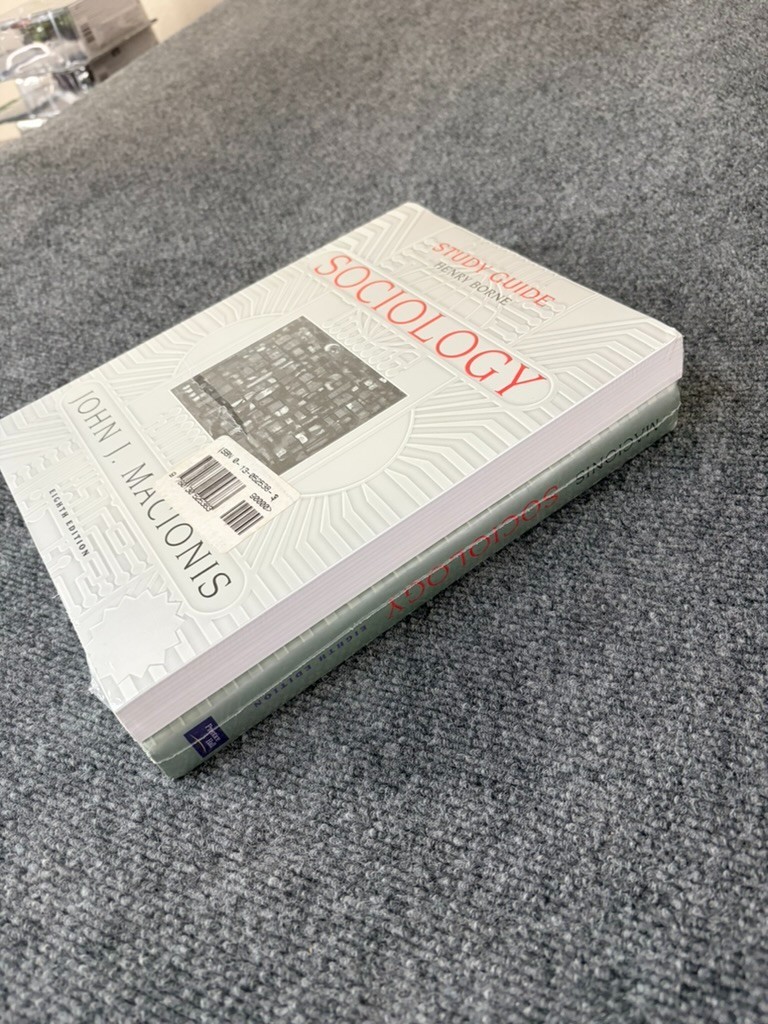 Sociology Textbook/Study Guide 8th Edition John J. Macionis Sealed New
