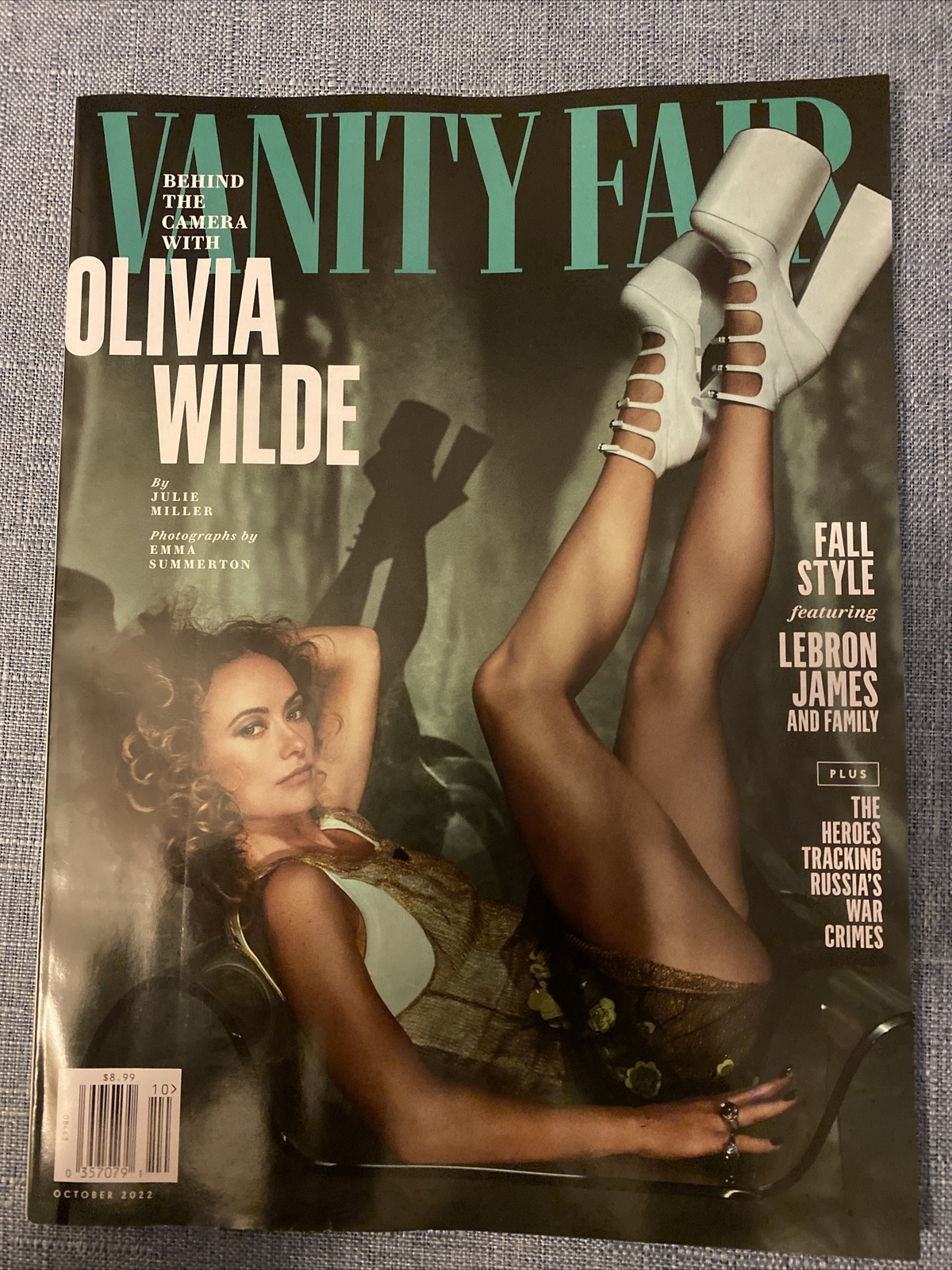SEXY OLIVIA WILDE LEBRON JAMES VANITY FAIR MAGAZINE OCTOBER 2022 104 PAGES
