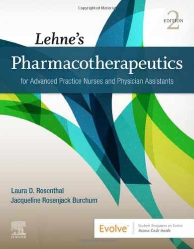 Lehne&rsquo;s Pharmacotherapeutics for – Paperback, by Rosenthal DNP RN – Good c