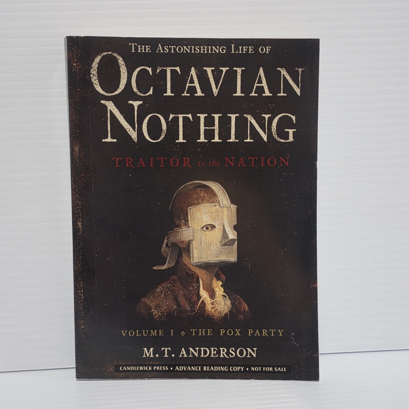 SIGNED M.T. Anderson Octavian Nothing Vol 1 Pox Party Advance Reading Copy ARC