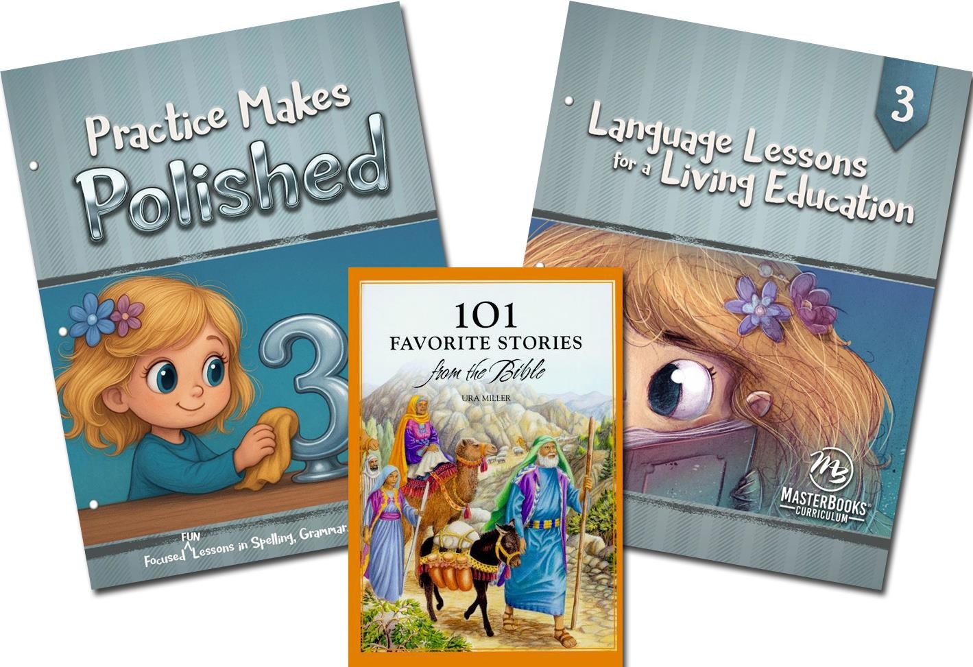 New Master Books 3 Bk Set LANGUAGE LESSONS FOR A LIVING EDUCATION 3 Practice 101