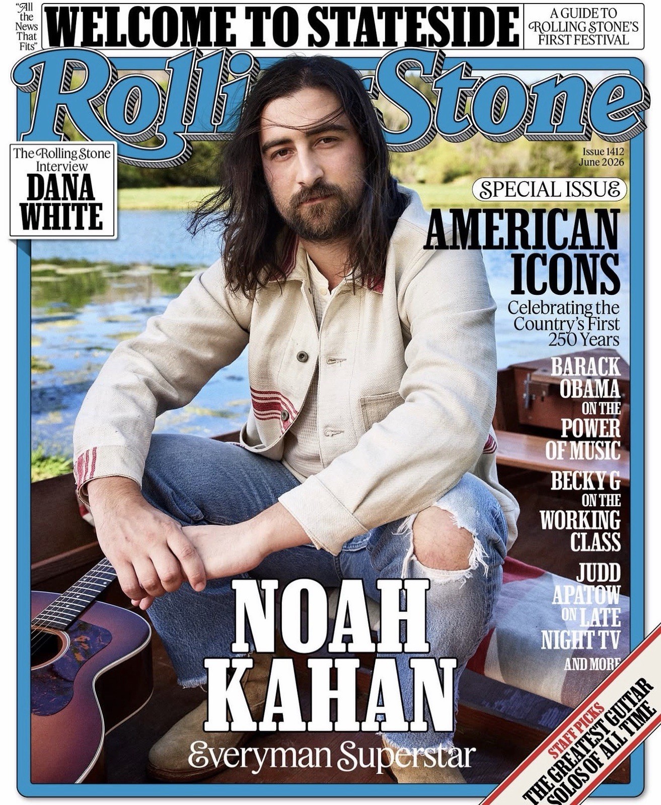 Rolling Stone Magazine June 2026 Noah Kahan Music Entertainment Vampire Lestat