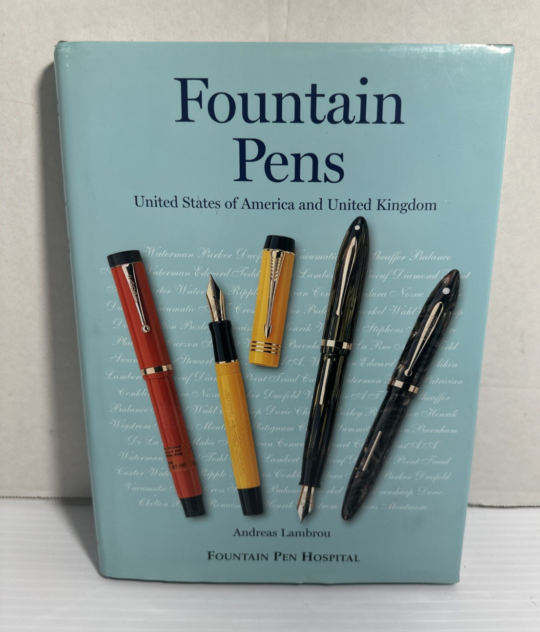 Fountain Pens United States United Kingdom Andreas Lambrou 2000 HC DJ History