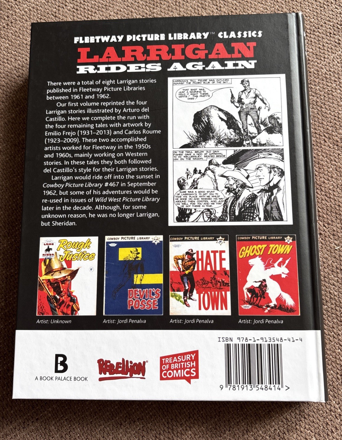 LARRIGAN RIDES AGAIN, Limited edition, Hardcover