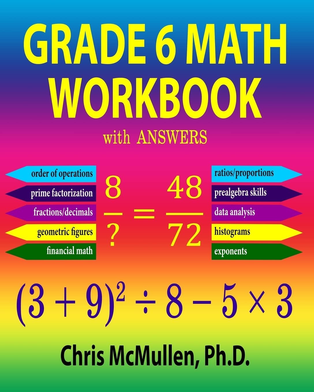 Grade 6 Math Workbook with Answers (Improve Your Math Fluency) – paperback M…