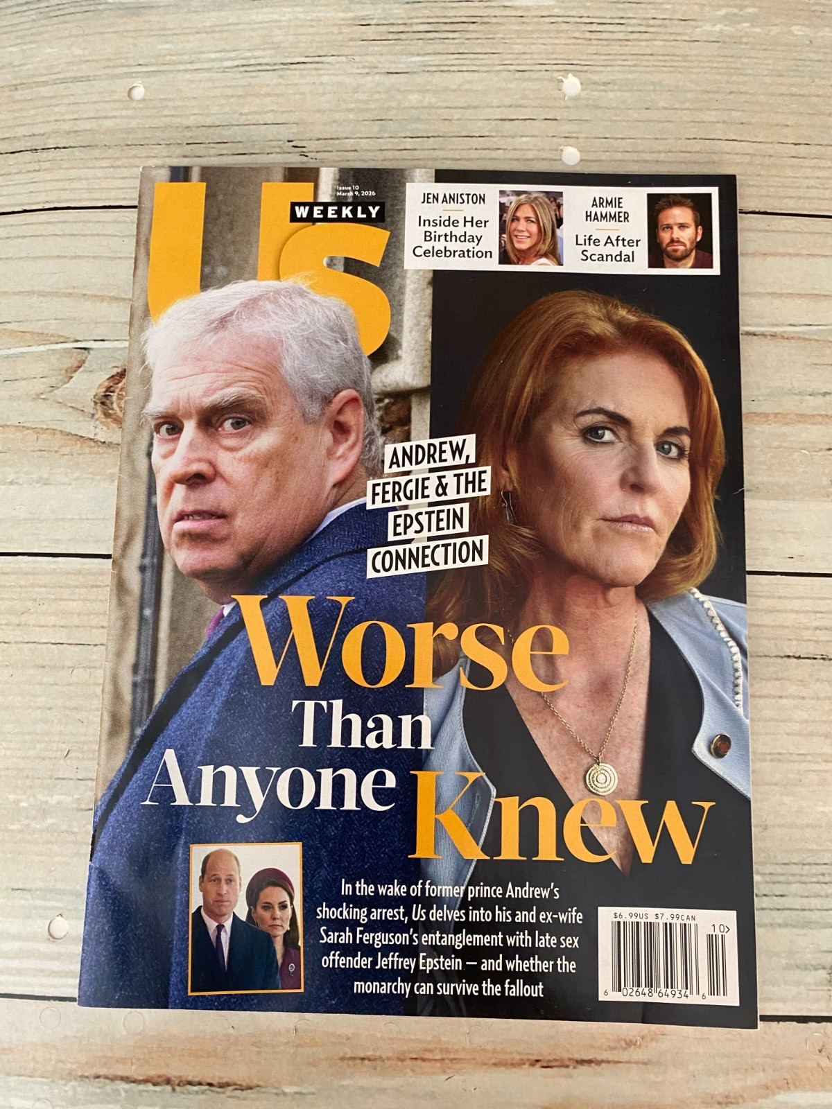 US Weekly March 9, 2026 issue10 Magazine Andrew, Fergie & The Epstein Connection