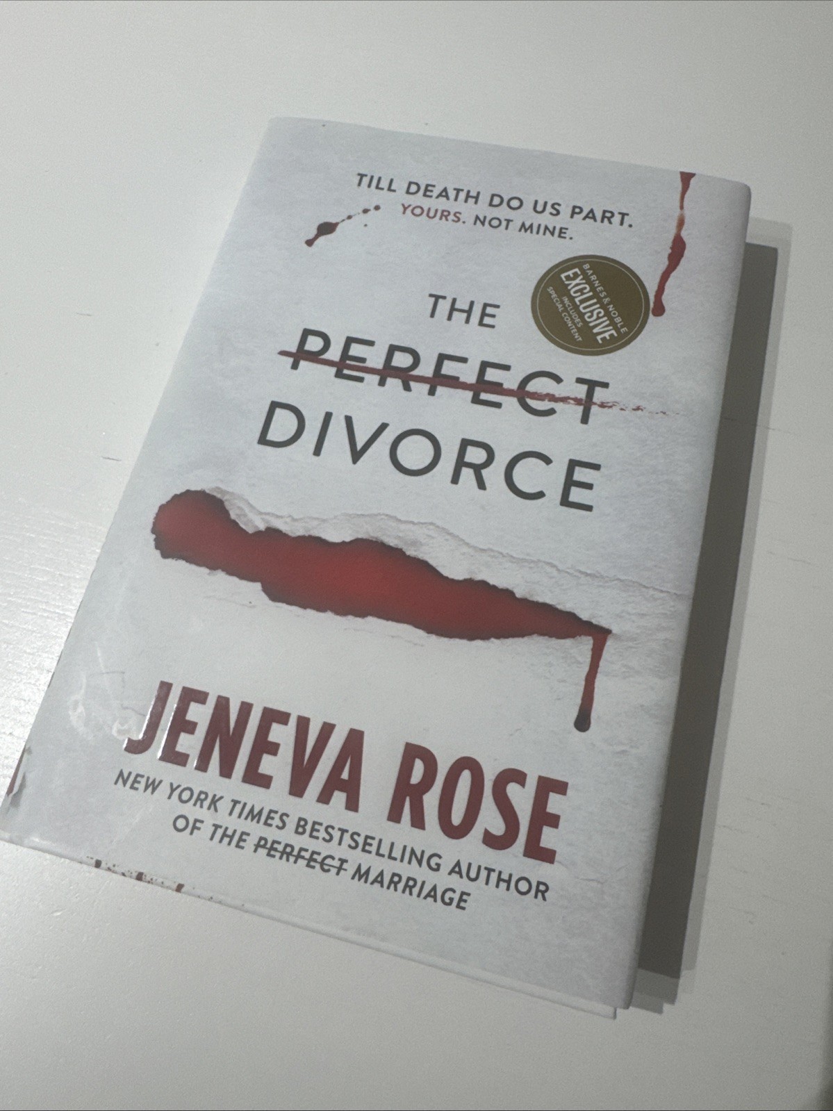 The Perfect Divorce by Jeneva Rose (2025 Hardcover) Barnes & Noble Exclusive