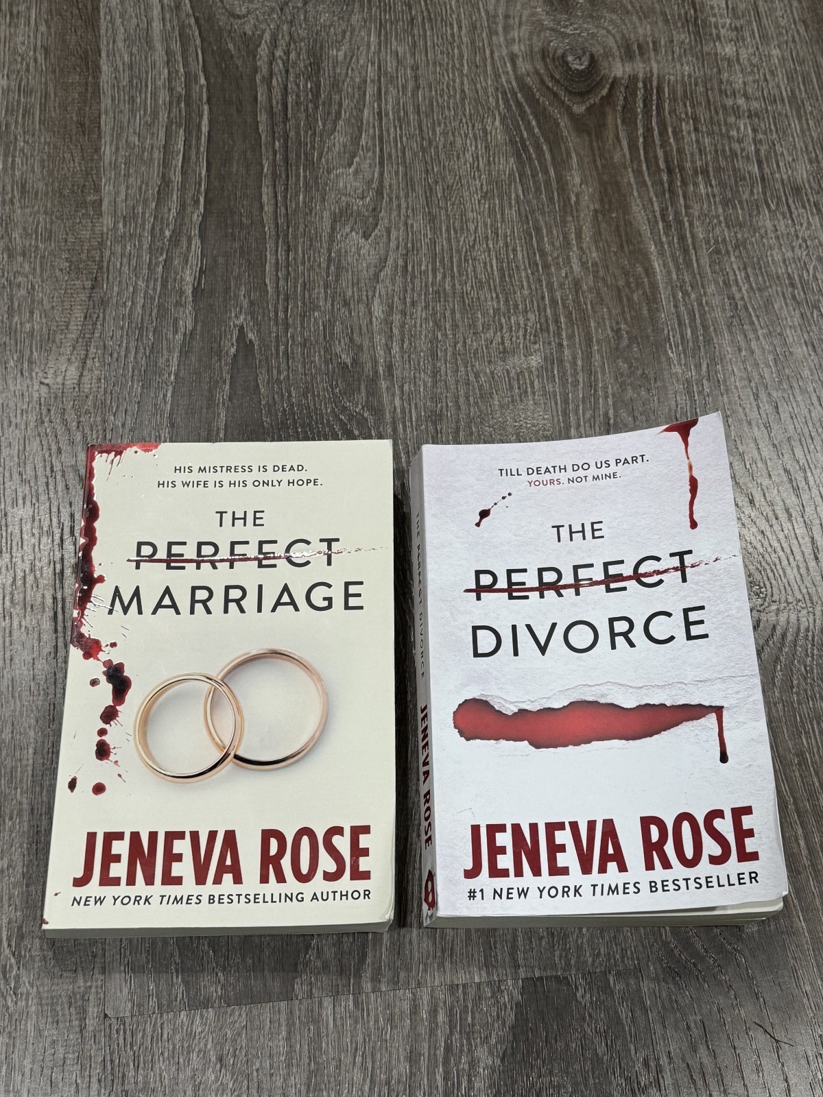 The Perfect Marriage & The Perfect Divorce- paperback Jeneva Rose