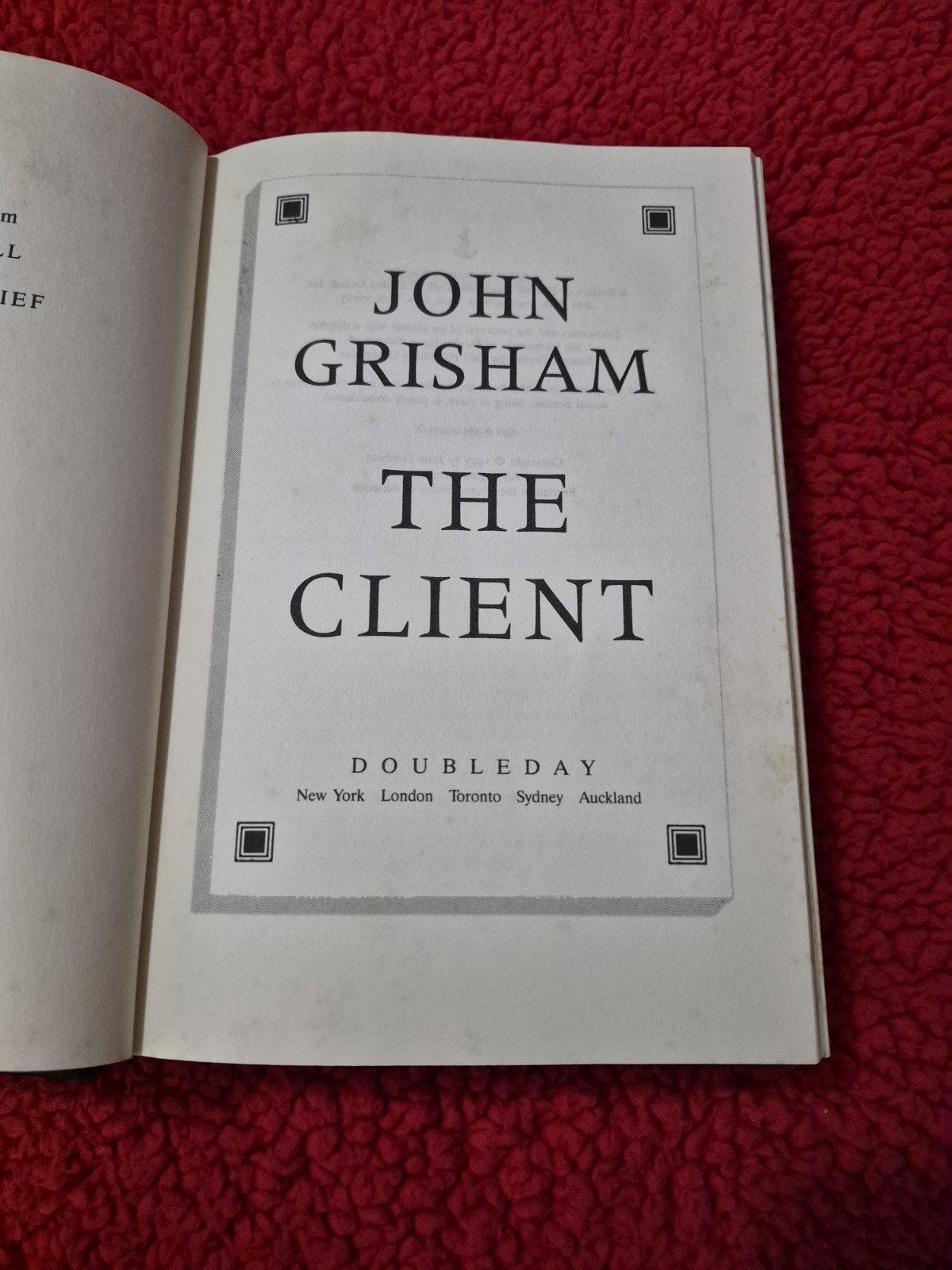 Lot Of 5 John Grisham Books HC