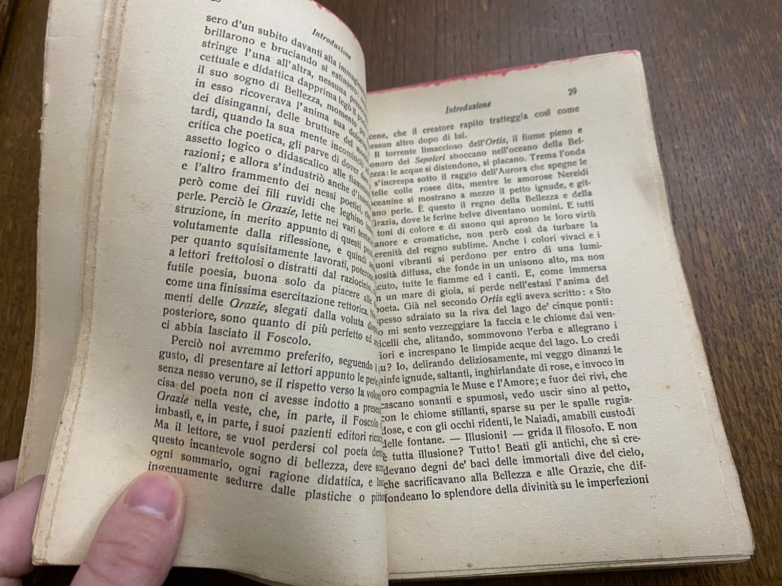 OLD ITALIAN BOOK POESIE CLASSICI ITALIANI #398 BY UGO FOSCOLO YEAR 1796