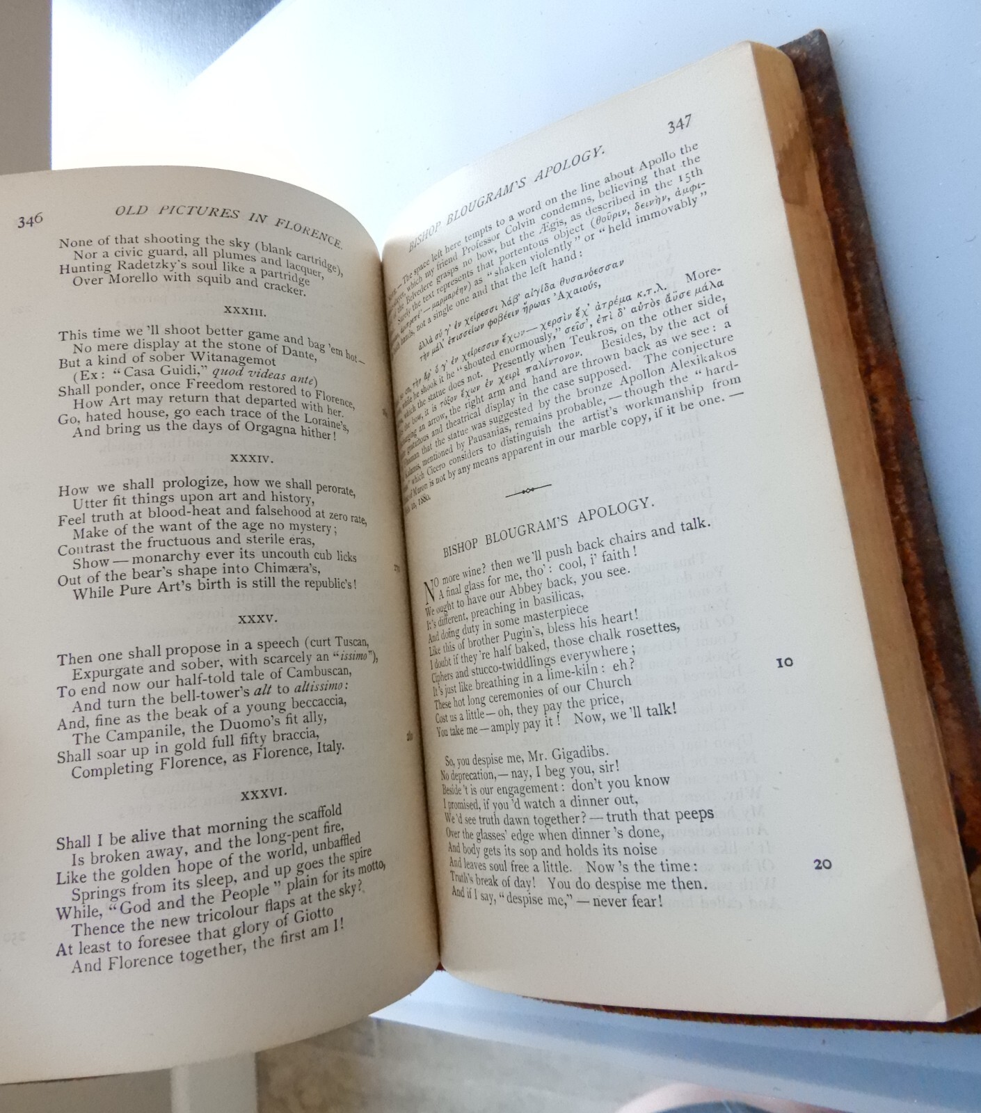 ROBERT BROWNING’S POEMS printed 1896, 512 pages – all pages are intact