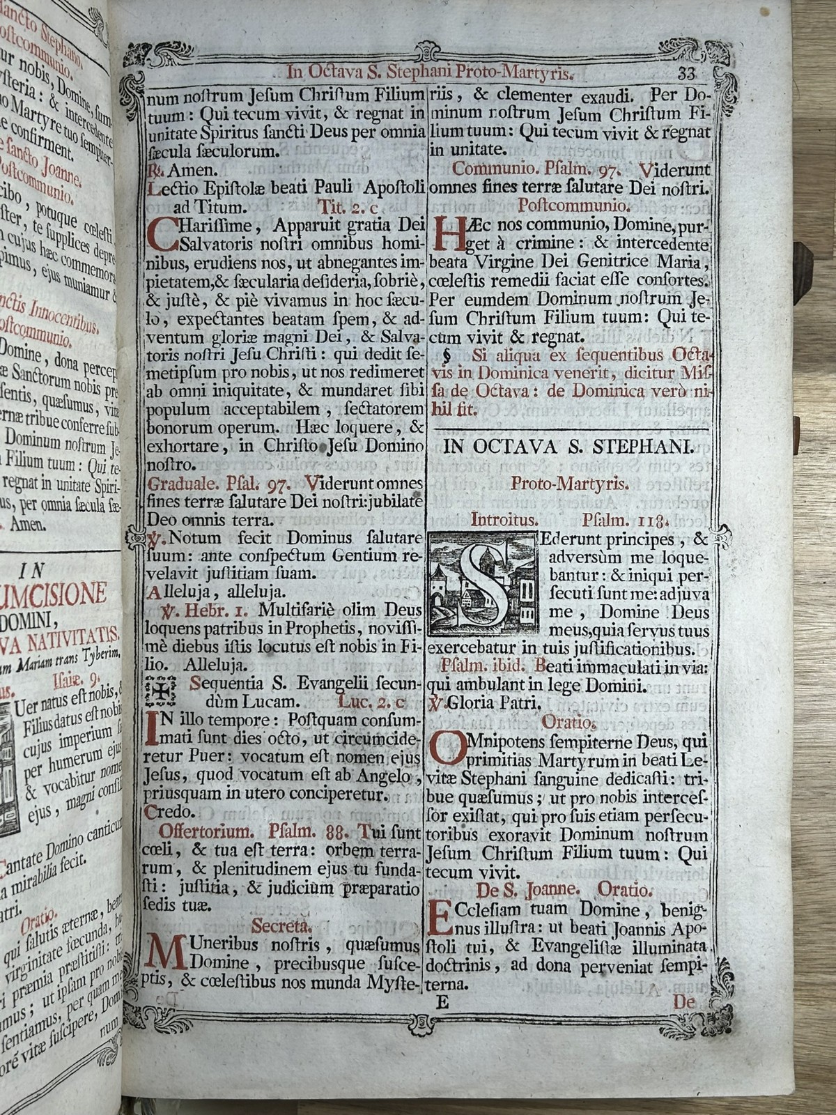 1793 Illustrated Missale Romanum bound with 2 other texts – music, engravings