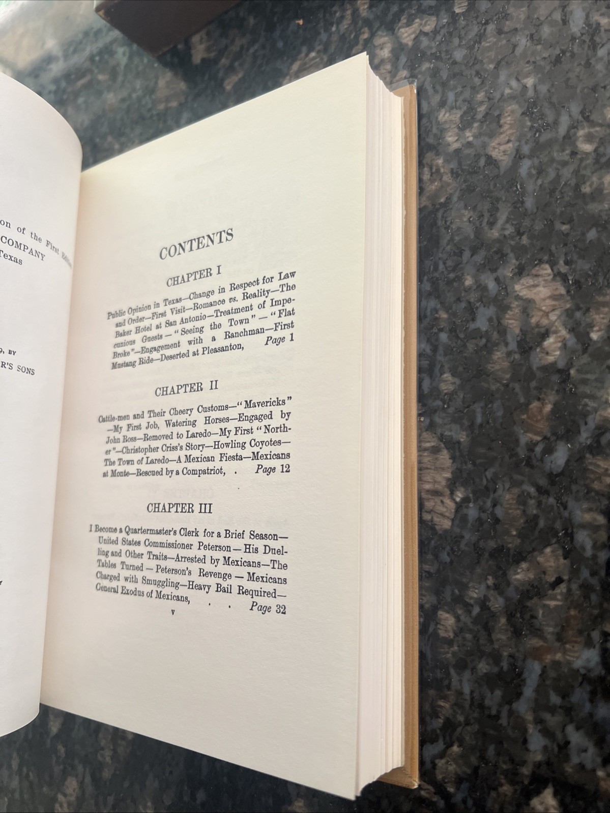 A TEXAS RANGER by N.A. Jennings 1899 (1959 Facsimile The Steck Company HB/SC