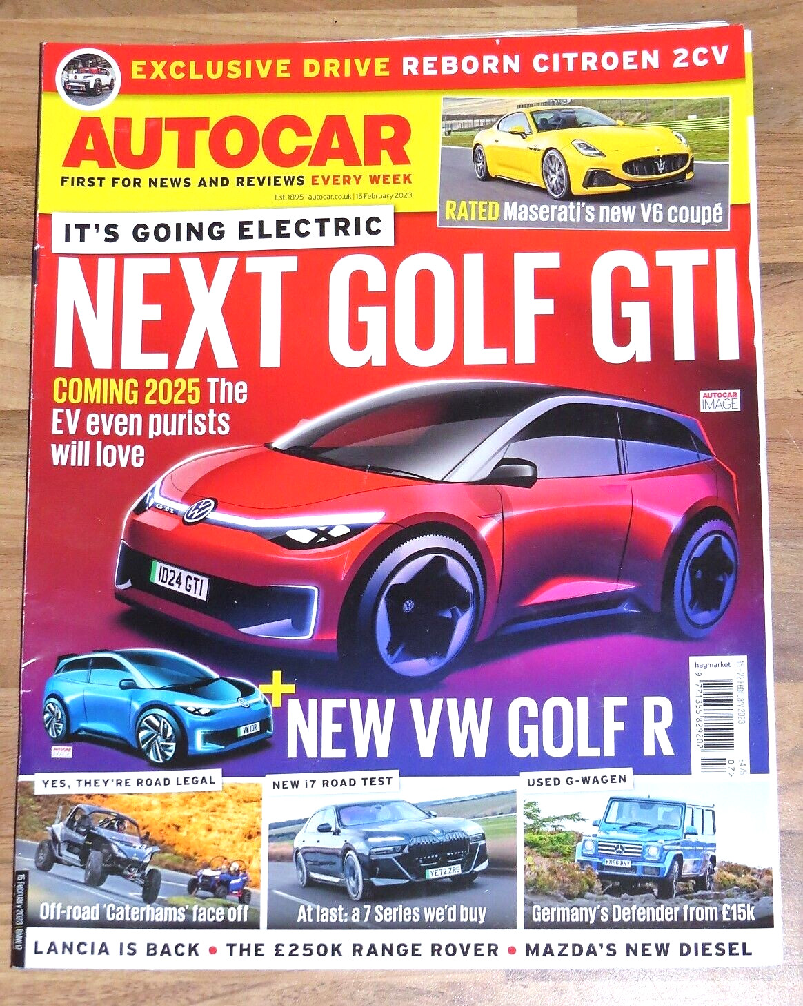 Autocar 15 Feb 2023 – MASERATI TROFEO – CITROEN&rsquo;S PLANS – USED MERCEDES G WAGEN
