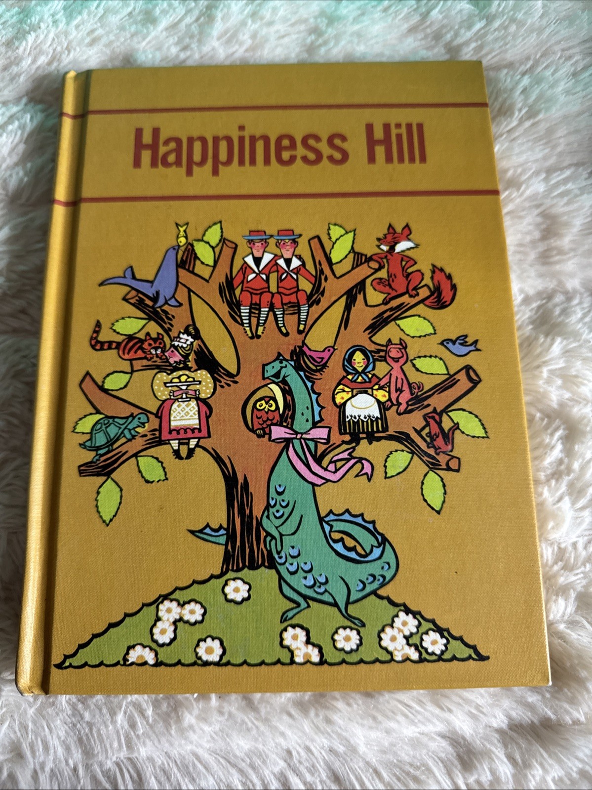 Vintage Reader HAPPINESS HILL Charles Merrill SUSAN PERL Tasha Tudor A1