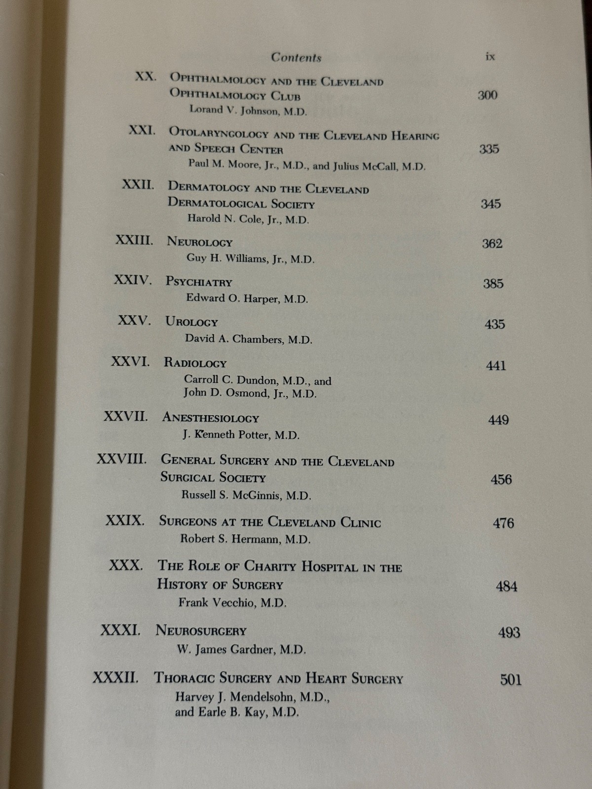 Medicine in Cleveland 1810-1976 Cuyahoga County TRW Cleveland Clinic History HC
