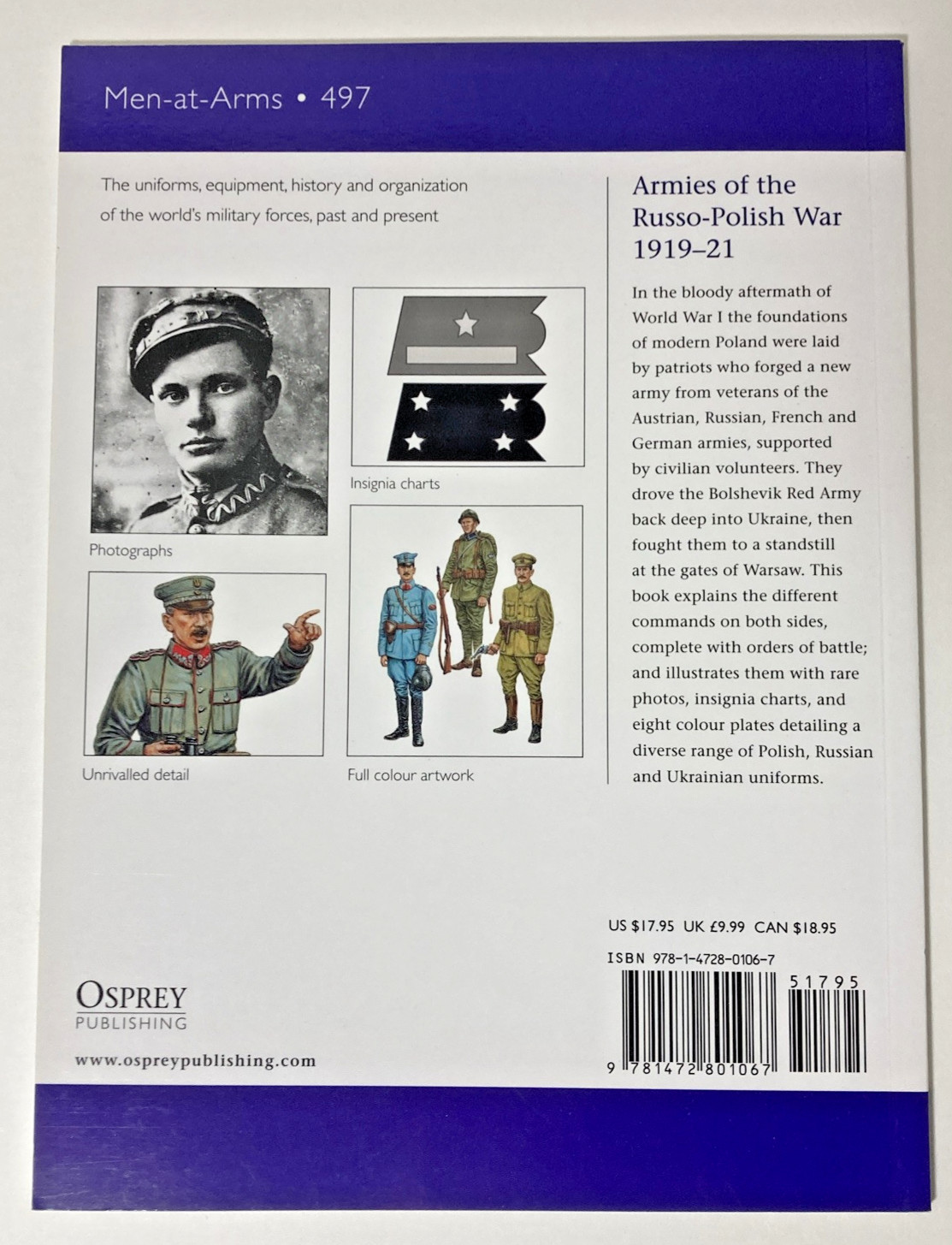 Men-At-Arms Osprey 497 Armies of the Russo-Polish War 1919-21 By Nigel Thomas