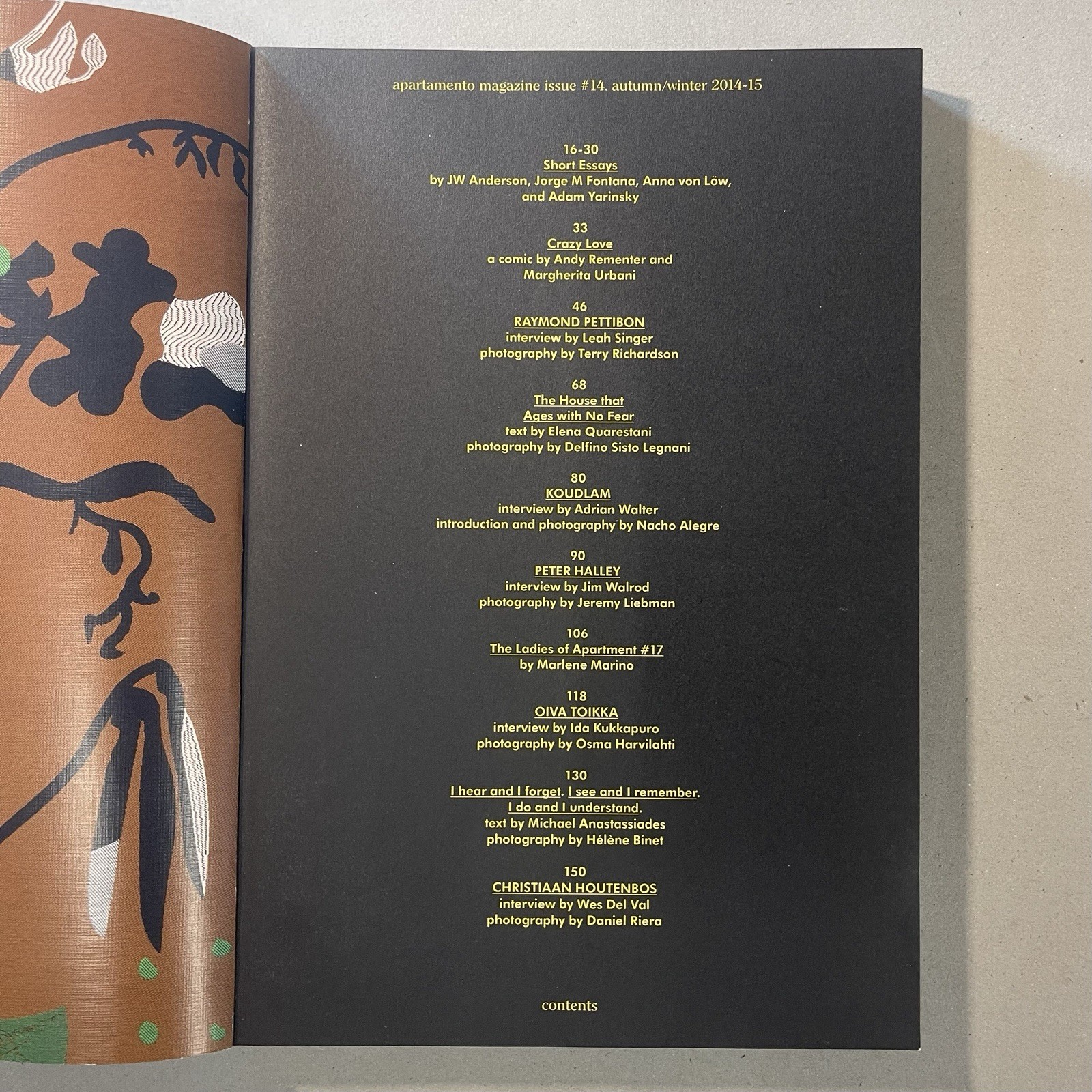 Apartamento Magazine Interior Design Issue 14 Featuring Raymond Pettibon Design