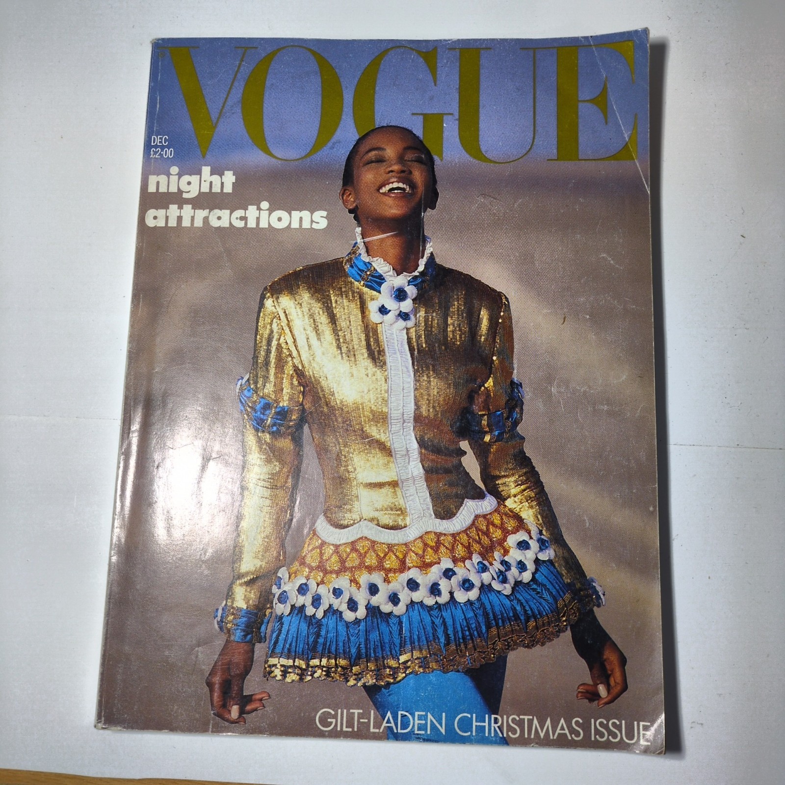 Vogue Christmas December 1987 UK issue