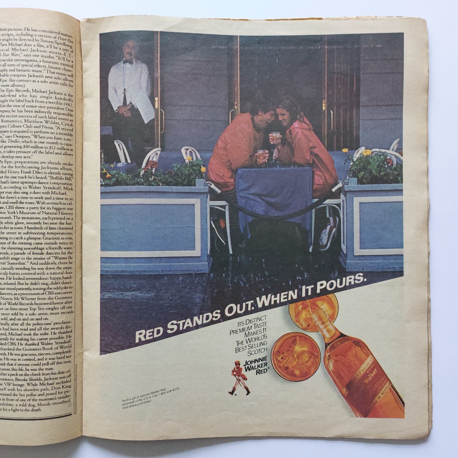 MICHAEL JACKSON – Rolling Stone – RARE USA Magazine Issue 417 (MAR 1984)