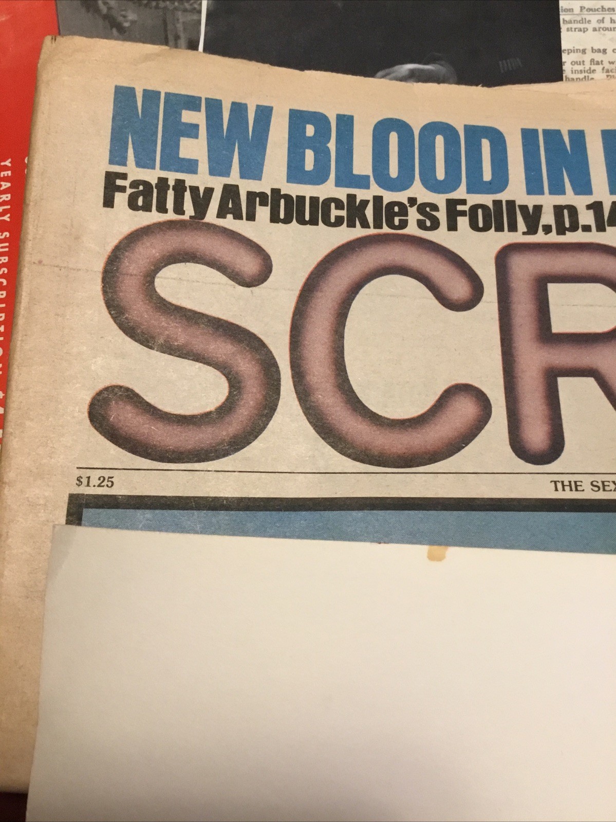 “SCREW » Underground Oct 1975 NYC Paper 47 B&W Pages C J Laing Interview