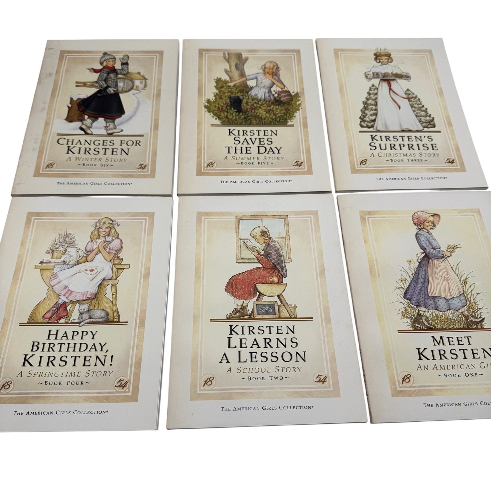 Kirsten an American Girl 6 Book Collection Box Set Complete
