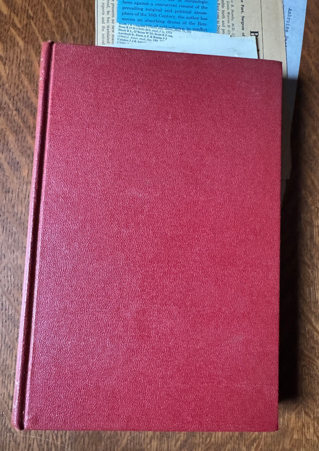 Ambrose Pare Surgeon Renaissance Hamby 1967 Cleveland Clinic First Edition