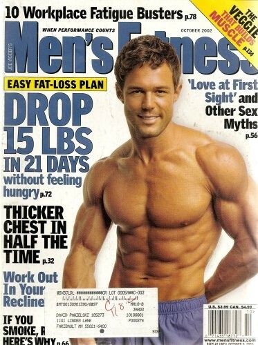 MEN&rsquo;S FITNESS Magazine, October 2002 (Vol 18 No 10) Losing 15 Pounds in 21 Days