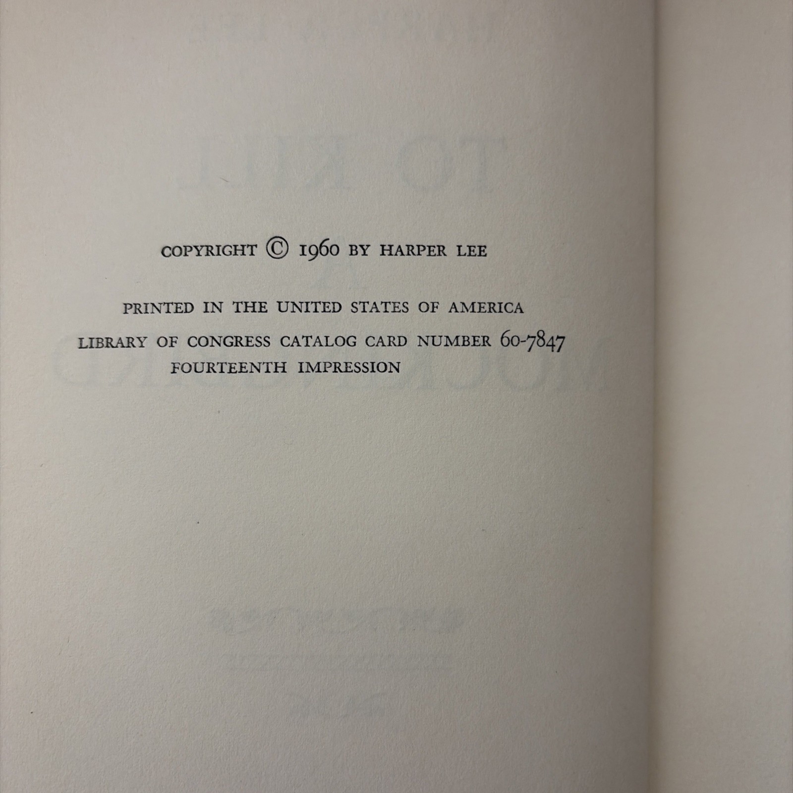 To Kill a Mockingbird Harper Lee BCE w/ Early 7th Printing DJ 1961 Good+